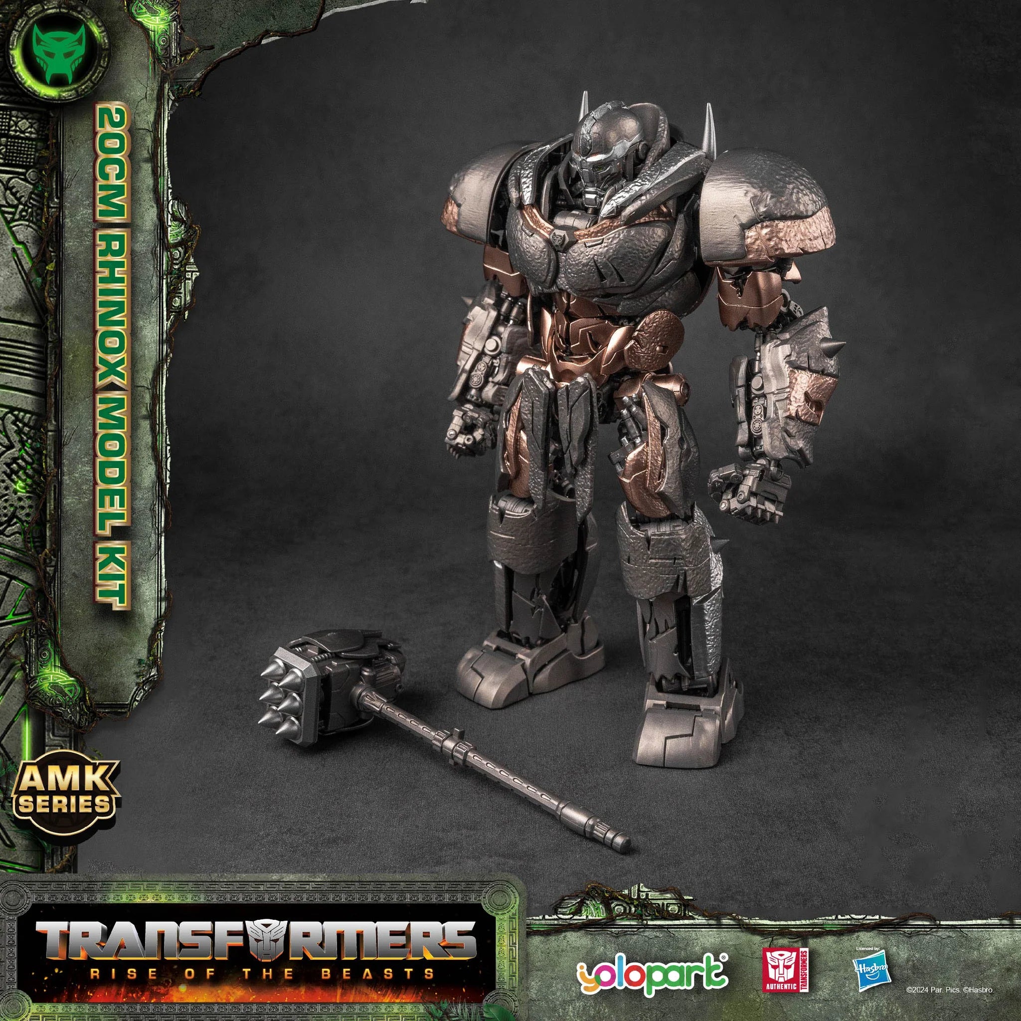 Yolopark Transformers: Rise of the Beasts 20cm Rhinox Model Kit
